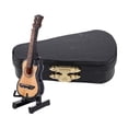 thumbnail image 1 of 1 Ensemble Guitare Électrique Miniature Modèle de Guitare Statue Mini Instruments de Musique, 1 of 7