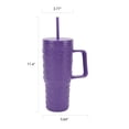 thumbnail image 2 of Way To Celebrate 31.6 oz Purple Acrylic Bat Tumbler, 2 of 6