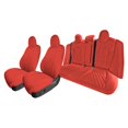 thumbnail image 1 of For 2017-2024 Tesla Model 3 FH Group Neoprene Waterproof Custom Fit Car Seat Covers  Solid Red - Full Set, 1 of 10