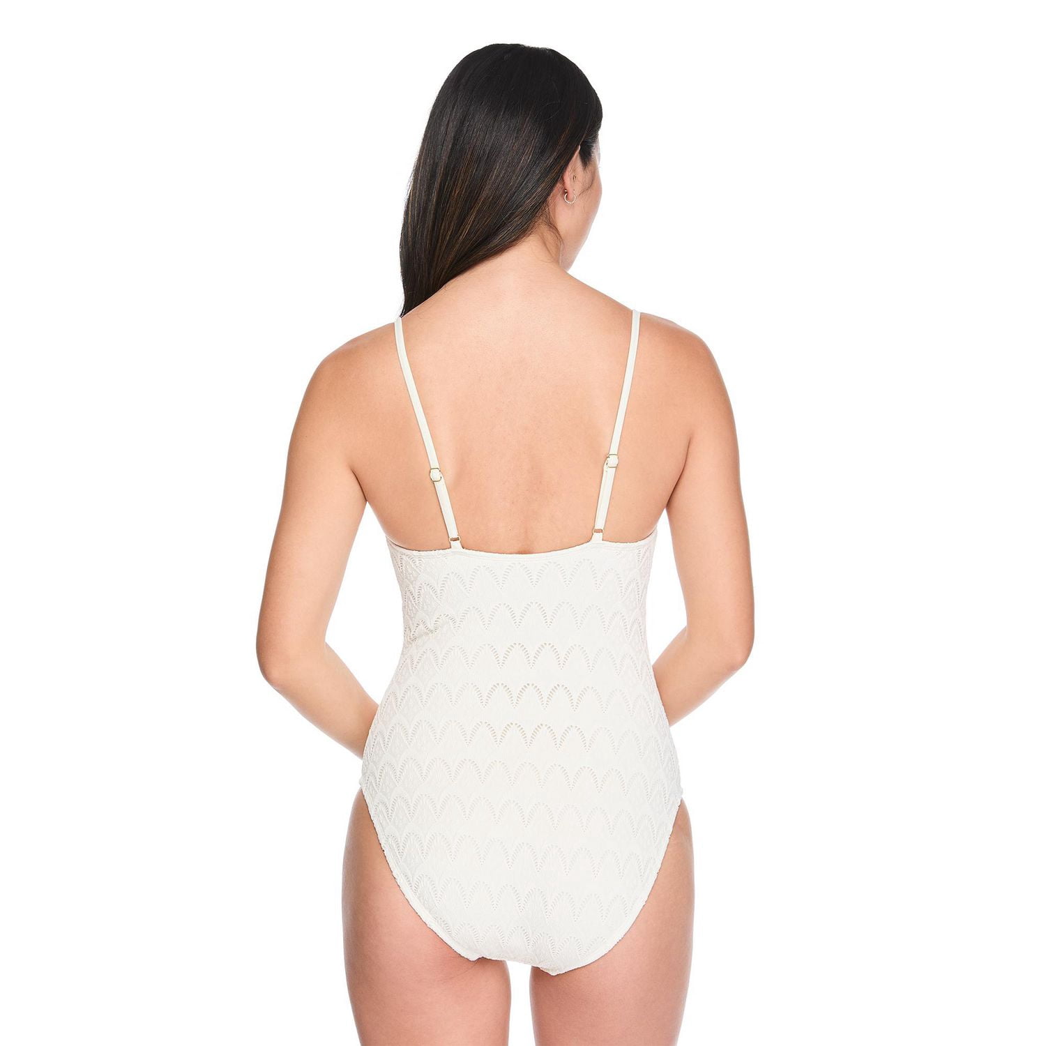 Maillot de bain 1 pièce à encolure dégagée George pour femmes