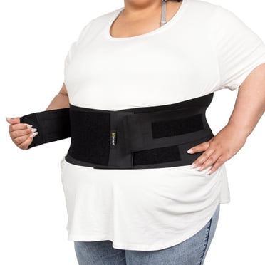 BraceUP Plus Size Back Brace for Woman and Man - Extra Large Lower Back Support (3XL) 1 per pack