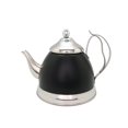 thumbnail image 1 of EVCO  Nobili-Tea 2.0 qt. Tea Infuser & Tea Kettle - Opaque Black, 1 of 1