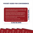thumbnail image 3 of Connaissez Vos Droits Carte Rouge d'Immigration - Rappel des Droits Constitutionnels en Anglais et en Espagnol pour les Rencontres d'Immigration 50 Pcs, 3 of 6