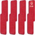 thumbnail image 1 of HLONK 8 Packs Reusable Microfiber Mop Pads Flat Mop Head Floor Cleaning Pad 16.5” Spray Mop Replacement Pads Fit for Most Microfiber Flat Mop System(Green), 1 of 7