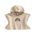 thumbnail image 1 of Peignoir à Capuchon pour Tout-Petit Garçon Fille, Enfants, Mignon, Sans Manches, Arc-en-Ciel, Haut de Peignoir à Capuche, Ensembles, Couvre-Maillot de Bain, 1 of 6