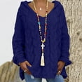 thumbnail image 1 of RKSTN Sweaters for Women Fashion Loose Large Size Color Hood Long Sleeves Sweater Tops Fall Sweaters, 1 of 7