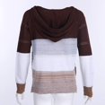 thumbnail image 4 of Womens Pullover Hoodie Sweaters Color Block Long Sleeve Sweatshirts Lounge Hoodie Tops, 4 of 8