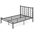 thumbnail image 4 of Costway Full Size Platform Bed with Headboard 11.5" Under Bed Storage Easy Assembly, 4 of 10