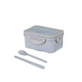 thumbnail image 2 of BAOPAI Boîte à Lunch Réutilisable avec 3 Compartiments, Étanche et Compatible Micro-Ondes, Comprend des Baguettes et des Cuillères pour la Préparation des Repas et les Adultes, 2 of 6