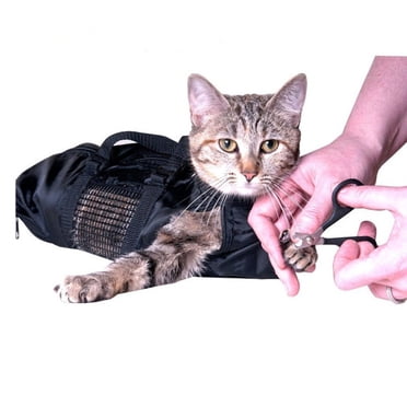 TIMIFIS Cat Sac de Transport Cat Sac à Dos en Maille Robuste Cat Sac de Contention pour Toilettage et Bain pour Tailler les Griffes et les Ongles