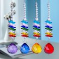 thumbnail image 4 of VALINK Crystal Ball Pendant Colorful Hanging Suitable for Window Outdoor Garden Hanging Decoration, 4 of 7