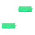 thumbnail image 1 of Thinsony 10 Grid Plastic Jewelry Removable Storage Box Beads Container Earring Green 12.8x6.5x2.2cm 2Set, 1 of 6