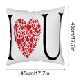 thumbnail image 3 of Cadeaux de la Saint-Valentin Housse de Coussin en Lin pour Canapé Maison, 3 of 5