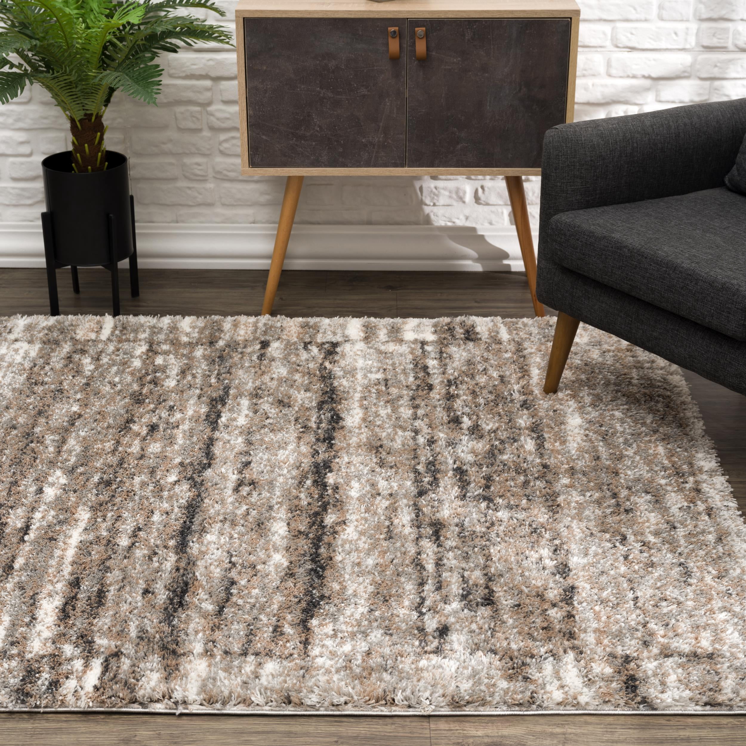 Rug Branch Retro Collection Tapis abstrait moderne