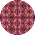 thumbnail image 1 of Ahgly Company Tapis de Zone Carré Orange Lavable en Machine, 3 Pieds Carré, 1 of 7