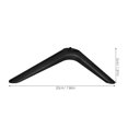 thumbnail image 4 of 1 Pair Universal TV Stand Base Legs Tabletop TVs Double Hole Plastic Feet Screen Adjustable Replacement, 4 of 9