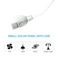 thumbnail image 2 of Mistaha 2W 5V Small Solar Panel with USB DIY Monocrystalline Silicon Solar Cell Waterproof Camping Portable Power Solar Panel for Power Bank Mobile Phone, 2 of 8