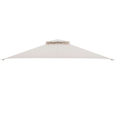 10' x 12' Patio Gazebo Replacement Top Cover 2-Tier Canopy CPAI-84 Outdoor Beige