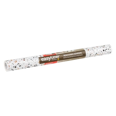 EasyLiner Contact Paper Removeable Adhesive Shelf Liner, Terrazzo, 20 in. x 20 ft.