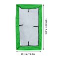 thumbnail image 2 of Hbdhejl Replacement Shade Cover For Swing Seat 3 Seater Garden Swing Cover Rainproof Garden Patio Outdoor Rainproof Swing Shade Cover Replacement Shade Cloth, 2 of 4