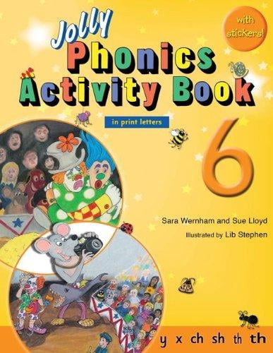 Livre d'Activités Jolly Phonics 6 (avec Lettres Imprimées)