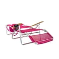 thumbnail image 3 of Ostrich 3-N-1 Light Aluminum Multi-Position Reclining Beach Chair, Pink (2 Pack), 3 of 7