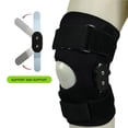 thumbnail image 1 of ziyahi Aluminium Knee Twin Hinged Support Grade Breathable Open Patella Brace No.2, 1 of 6