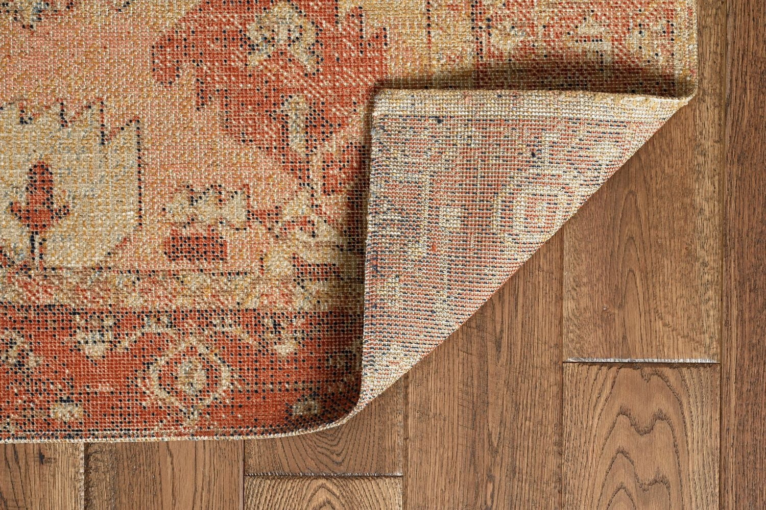 Tapis Grand Zéro Garron ivoire & rouille de 8 pi x 10 pi