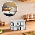 thumbnail image 2 of PUREKKI Portable Compartment Lunch Box Stainless Steel Student Insulation High School Student Large Office Worker With Lid Bento Lunch Box, 2 of 5