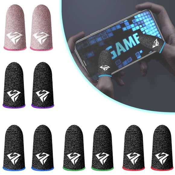 Gaming Finger Sleeves Breathable Anti Sweat Touchscreen Mobile Game Finger For Enhanced Precision