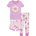 thumbnail image 1 of PL Sleep Toddler Girl Three Piece Top, Pant & Short Set, 1 of 4