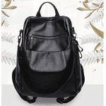 Sac à dos en cuir pour femmes, sac scolaire, sac à épaule