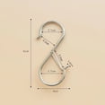 thumbnail image 3 of Riforla Silver S Hooks for Hanging Heavy Duty Heavy Duty Metal S Hooks with Buckle S Shaped Hooks Pot Rack Hooks Closet Hooks S Hooks for Hanging Kitchen Utensil Pot Hooks Silver, 3 of 8