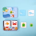 thumbnail image 4 of MesaSe PENGXAING Childrens Toy Animal Fruit Vegetable Cards Memory Matching Jigsaw Puzzles Children Kids Toy, 4 of 6