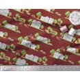thumbnail image 2 of Soimoi Cotton Voile Fabric Vehicles,Tree & Shops Architectural Print Fabric by the Yard 56 Inch Wide, 2 of 3