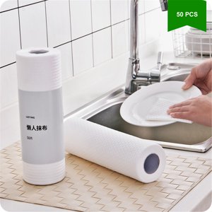 Rag Towel Disposable Oil Hand Cleaning Kitchen Absorption Dish Paper Washing Kitchen，Dining & Bar