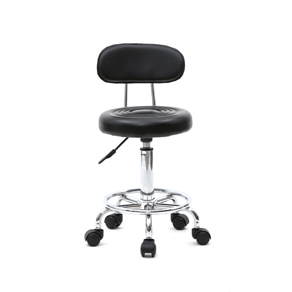 Ktaxon Swivel Salon Stool Adjustable Hydraulic Massage Spa Stripe Backrest Chair Black