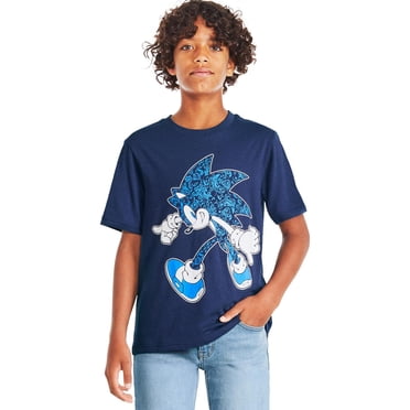T-shirt à imprimé graphique Sonic Le Hérisson pour garçons