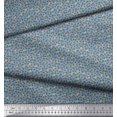 thumbnail image 3 of Soimoi Rayon Fabric Flower Artistic Printed Fabric 1 Yard 56 Inch Wide, 3 of 3