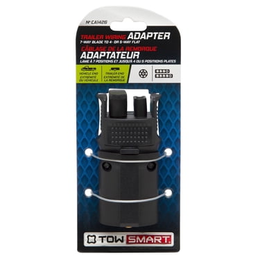 Trailer Wiring Adapter - 7 Way Blade to 4 or 5 Way Flat