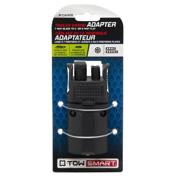 Trailer Wiring Adapter - 7 Way Blade to 4 or 5 Way Flat