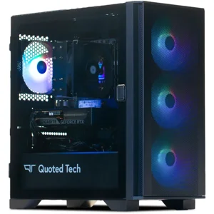 Quoted Tech Clarity Plus Jeu PC, AMD Ryzen 5 7500F, NVIDIA GeForce RTX 5060 8GB, 32GB DDR5 5600, 1TB NVMe SSD, Windows 11 Sommaire