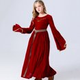 thumbnail image 4 of LOVZFMLL Robe en Mousseline pour Enfant d'Âge Moyen et Jeune, Robe d'Été à Bretelles Inclinées Type Camisole, 4 of 9