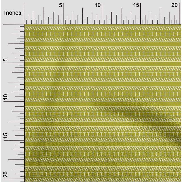 oneOone Cotton Flex Fabric Geometric Block Print Fabric By Yard 40 Inch Wide