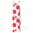 thumbnail image 5 of LOVZFMLL Combinaison pour Femme, Barboteuse Longue Ample d'Été Imprimée Sans Manches et Dos Nu Rouge, 2TG, 5 of 5