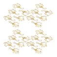 thumbnail image 3 of Clips de Papier, Petits Trombones Forme de Cocotier Doré Dossier de Signet Antidérapant 50 Pcs pour la Maison de Bureau pour la Classification des Fichiers, 3 of 8