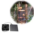 thumbnail image 2 of AodebiaoSolar Powered Ventilation Fan Kit for Coop Greenhouse Shed - Fireproof Plastic, 5W Output, DC5521V, Easy Installation, Weatherproof Design, 2 of 8