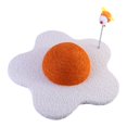 thumbnail image 4 of Bunblic Grattoir pour Chat Jouet pour Animal d'Intérieur Antidérapant en Forme de Fleur Confortable Résistant à l'Usure Planche à Gratter pour Chat Jouet Interactif pour Chaton 28 cm, 4 of 8