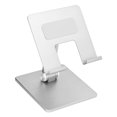 thumbnail image 3 of Adjustable Phone Stand Aluminum Alloy Reusable Tablet Holders Rack for Office Home BedroomSilver, 3 of 10