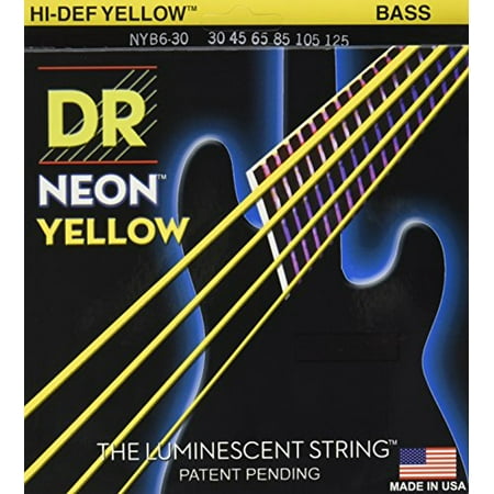 Strings DR Guitare Basse Fluo Haute Définition Strings (NYB6-30)